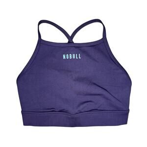 NWT NOBULL High Neck Sports Bra Plum Size S